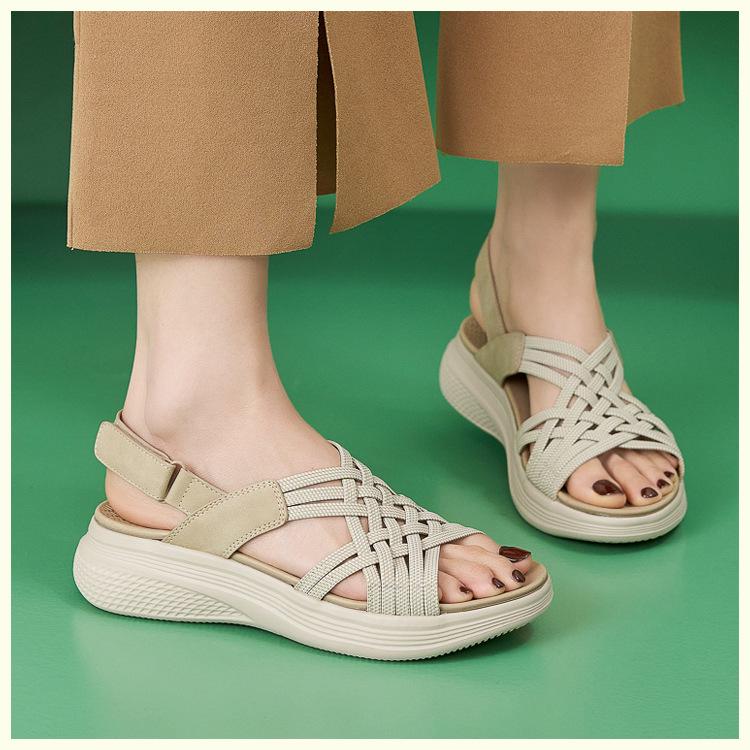 MD Sole Casual Lightweight Elastic Thick Sole Summer Sandals 2025