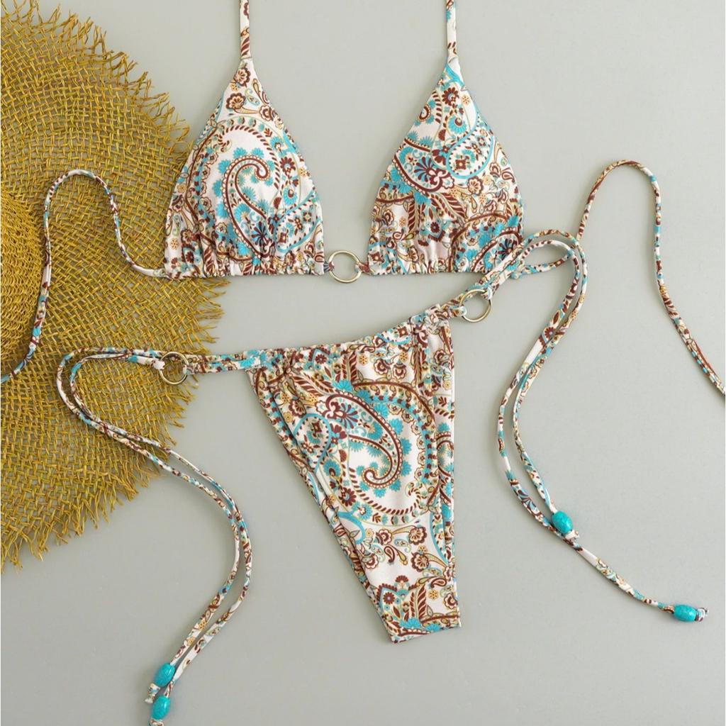 2025 Polka Dot Bikini Set Women Two Piece Swimwear - Flirty Sexy Instagram Beach Vacation Push Up Swimsuit