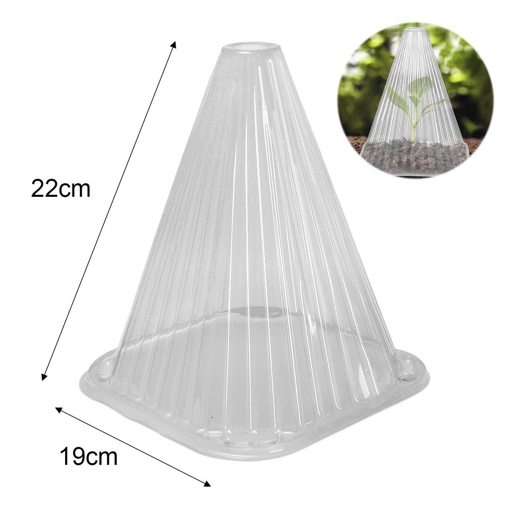 30/10x Garden Cloches Reusable Bell Plant Protectors Clear Garden Plant Cover Protector From Frost Animals Snails Birds Chickens