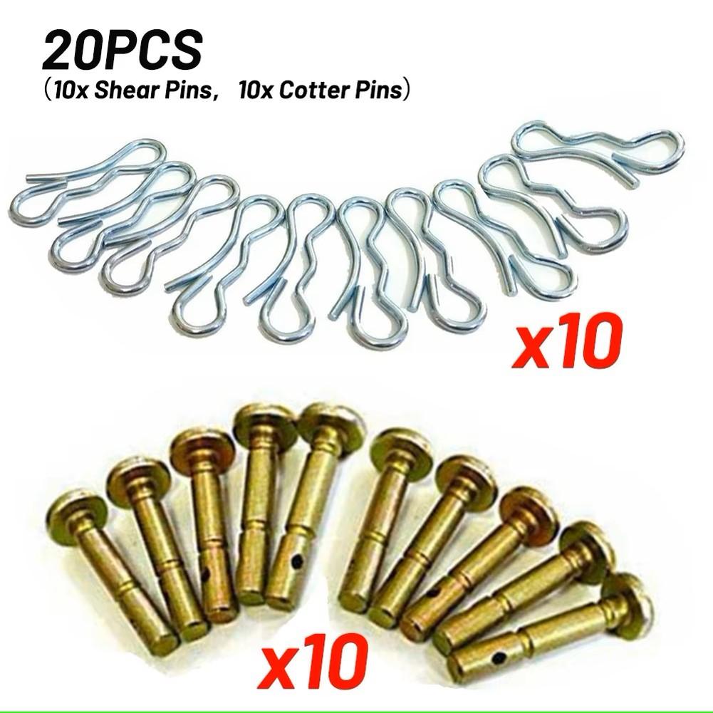 2/10/20Pcs Shear Pins&Cotters For For SnowBlowers 738-04124A 714-04040 Outdoor Garden Snow Blowers Parts