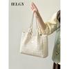Female Bag Pleated Tote Bag Commuter All-Match One-Shoulder Portable Chain Big Bag