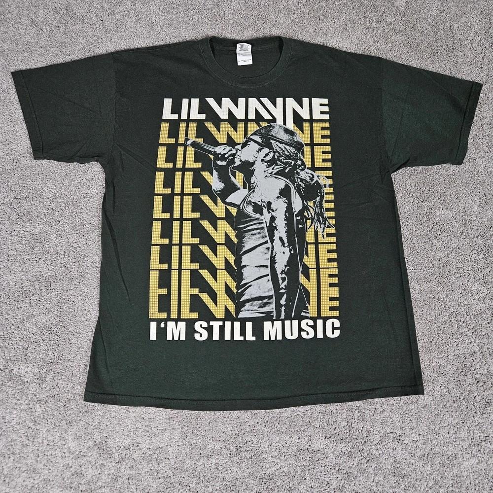 Lil Wayne Shirt Mens Green T-Shirt I m Still Music Rap Hip Hop Unisex T-Shirt XL