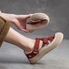 Johnature Comfortable Soft Sole Hollow-out Breathable Genuine Leather Leisure Sandals Versatile Women's Shoes