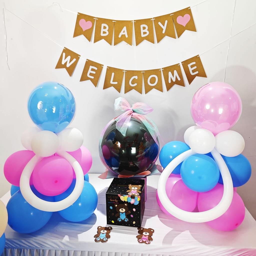 Ghirlanda Decorativa Baby Showers 'It's A Girl' - Banner Per Rivelazione Genere, Con Corde E Ago - Foto 8