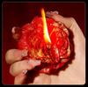 Rose-Scented Long-Lasting Romantic Candles for Low-Temperature Aromatherapy and Sensual Foreplay