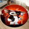 Gizmo Gremlins Round Area Rug,Carpet Rug for Living Room Bedroom Sofa Playroom Decor,Non-slip Floor Mat