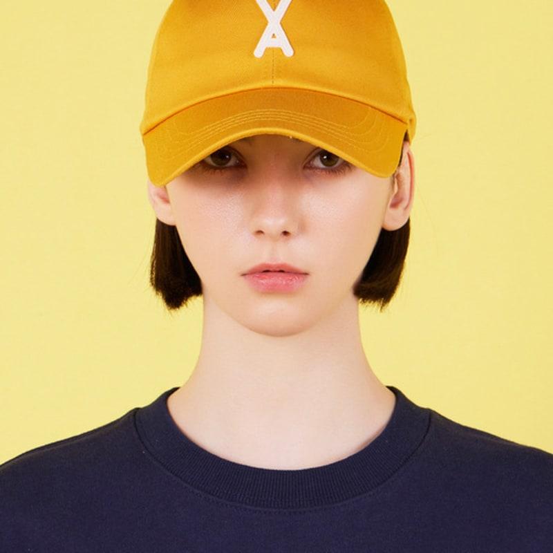 

VARZAR VA Applique Overfit Ball Cap Yellow FREE