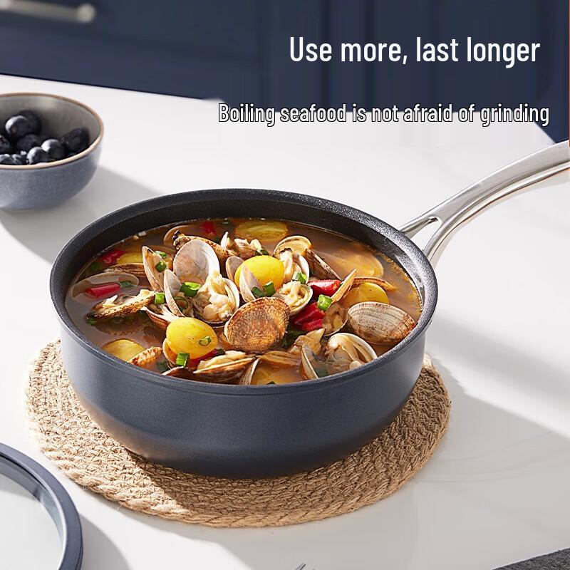 Chu Da Huang Non-Stick Milk Pot with Steamer