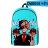 Classic Peculiar Novelty Cool Ranboo Pupil Bookbag Notebook Backpacks 3D Print Oxford Waterproof Boys/Girls Travel Backpacks
