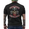 Men'S Humorous Arthritis Awareness Tee - Ibuprofen Edition with Biker Skull And Goggles Graphic, Motorcycle Rider Theme Featuring Sons with Arthritis