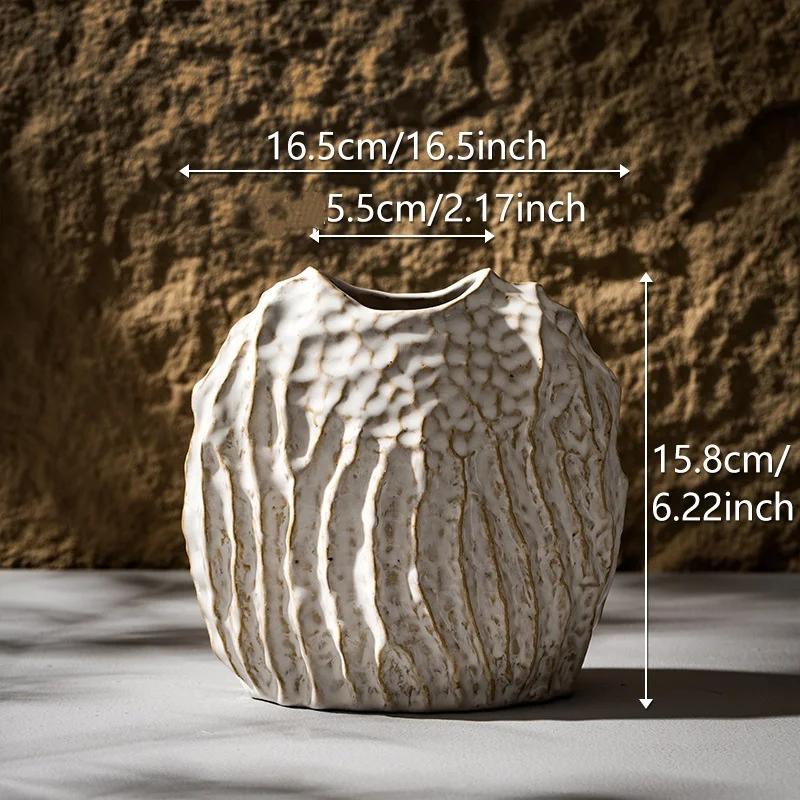 Nordic Ceramic Vase Modern Art Boho INS Home Decoration Accessories Table Centerpiece Living Room Office Decor