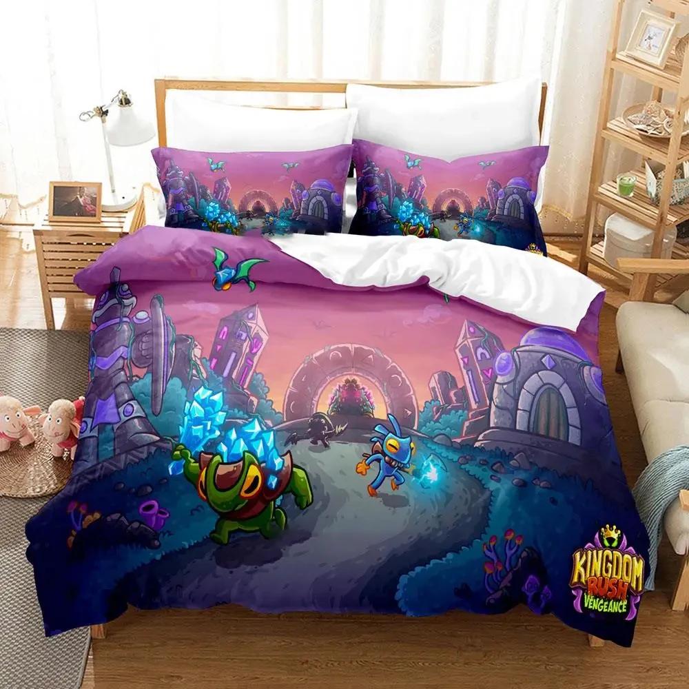 New Kingdom for Adults Boys Single Double Queen King Size Bed Cover Anime Bed ding Set Quilt Cover Pillowcase