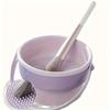 Makeup Brush Cleaning Bowl Beauty Egg Cleaning Tool Storage Set Brush Powder Puff Dry Cleaning Silicone Drying Shelf