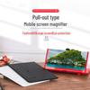 Amplificator pentru ecranul telefonului mobil F3 cu video HD 10"/12" lupă extrasă și suport de birou