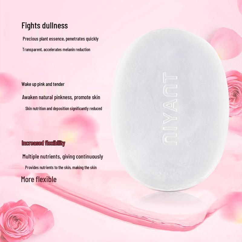 Hydrating Rose Oval Soap: Handmade Essential Oil Cleansing for Face & Bath
