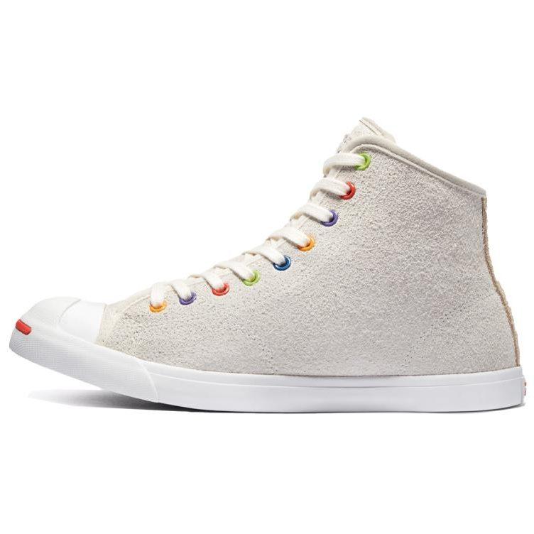 Converse Jack Purcell High Top Canvas Shoes Unisex Velvet White 171219C(S-BOX)