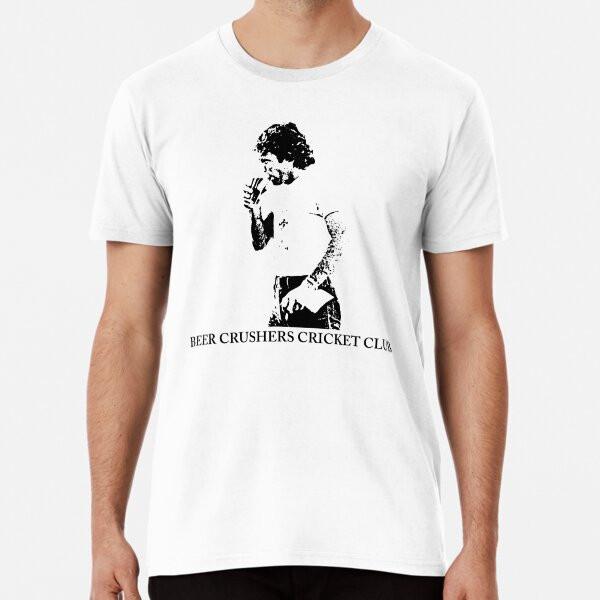 Beer Crushers Cricket Club - The Chappelli P S to 5XL Made in the AU/USA T-Shirt