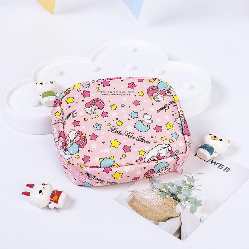 Waterproof Mouse Sanitary Pad Storage Bag For Travel Girls