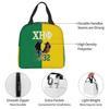 CHI ETA PHI Sorority Nurse 1932 Insulated Lunch Bags for Green and Yellow Resuable Cooler Thermal Bento Box Work School Travel