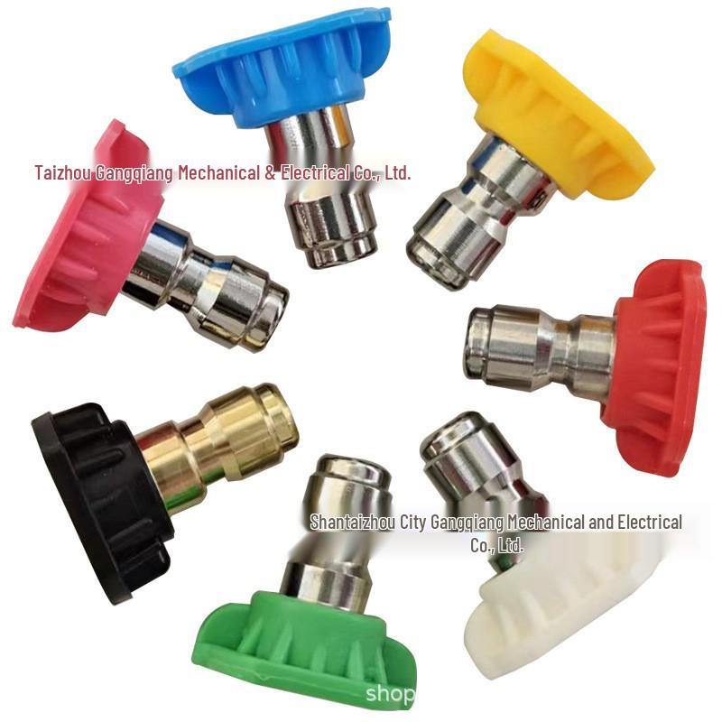 Hochdruck Autowaschwasserpistole mit Fünffarb-Düse, 1/4 Schnellsteckadapter