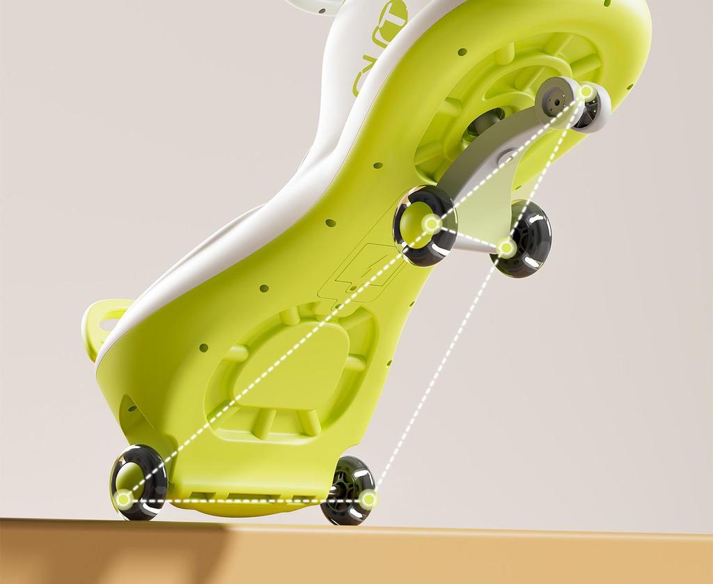 Children's Twist Car - Safe, Anti-Rollover Scooter for Boys, Girls, and Adults with Universal Wheels