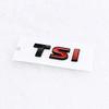 3D ABS Chrome Black Logo TSI Emblem Letters Car Trunk Badge For VW TSI Sticker Accessories