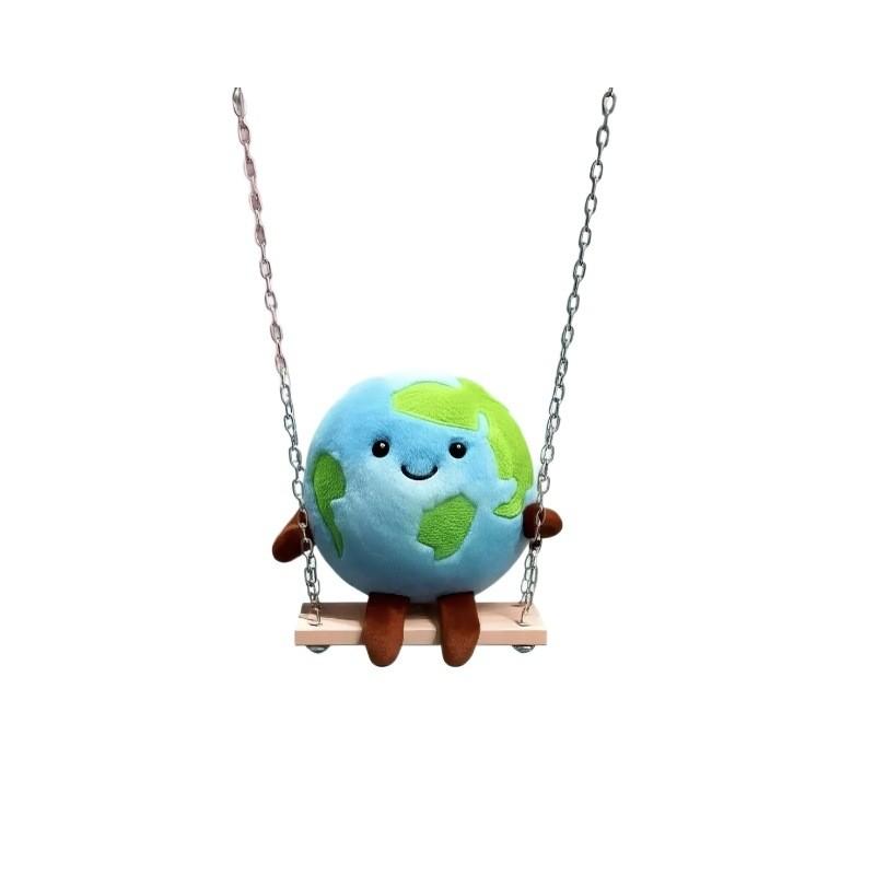 Shape Plush Keychain Pendant Stuffed Doll Backpack Decoration Kids Gift