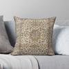 Isfahan Central Persia Dusty Pillowcase Polyester Linen Velvet Pattern Zip Decor Throw Pillow Case Sofa Seater Cushion Cover
