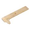 Vernier Caliper Brass Metric Inch Dual Scales Retro Style Measuring Tool for Repair 80mm Scale