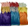 2Meters Colored Rooster Tail Feather Trim Ribbon Tape Black Pheasant Feathers for Crafts Carnival Party Decoration Decorative