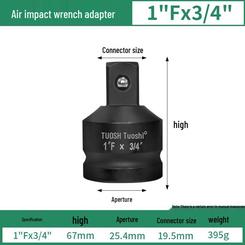Electric Pneumatic Wrench Adapter: Large To Medium/Small with Anti-Slip Grip