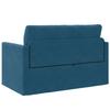 Blue Sleeper Sofa 124 x 71 x 78 cm Velvet