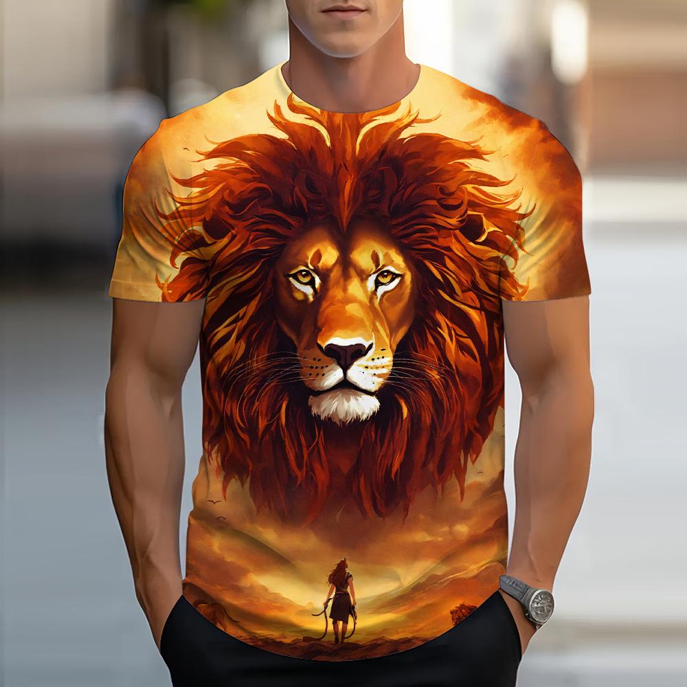 Sommer Männer Kinder 3D Gedruckt Leopard T-Shirt Mode Oansatz Tops Tees Männlichen Mode Kurzarm Kleidung Lässig Stilvolle Streetwear