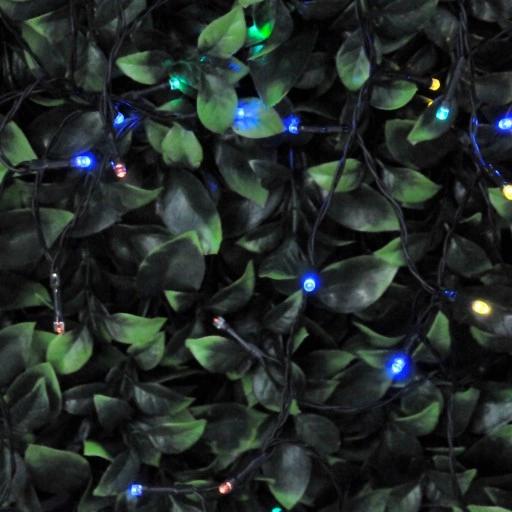 Girlanda Solarna Led Ogrodowa 100X Led Kolorowa Łańcuch Ozdobny Sznur