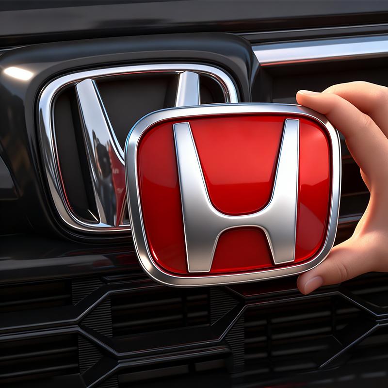 Honda Car H-Sticker Auto Front Grille Trunk Modification Accessory For Honda Accord Civic 8th 9th 9.5th 10th 11th Generation Fit OG5