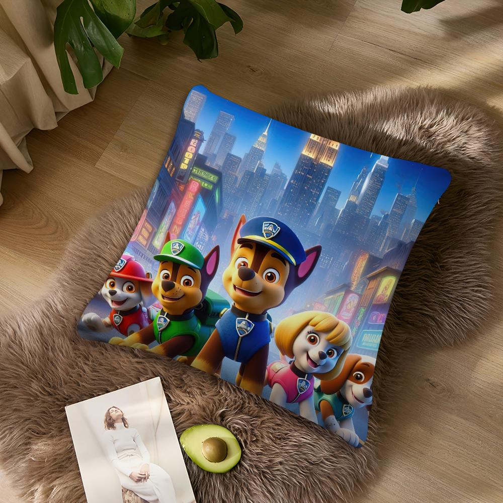 

Мультяшна наволочка P-Paws P-Patrol, акцент для вітальні, підтримка спини на дивані, квадратна, для відпочинку, для спокійного сну 50x50CM(20x20in)