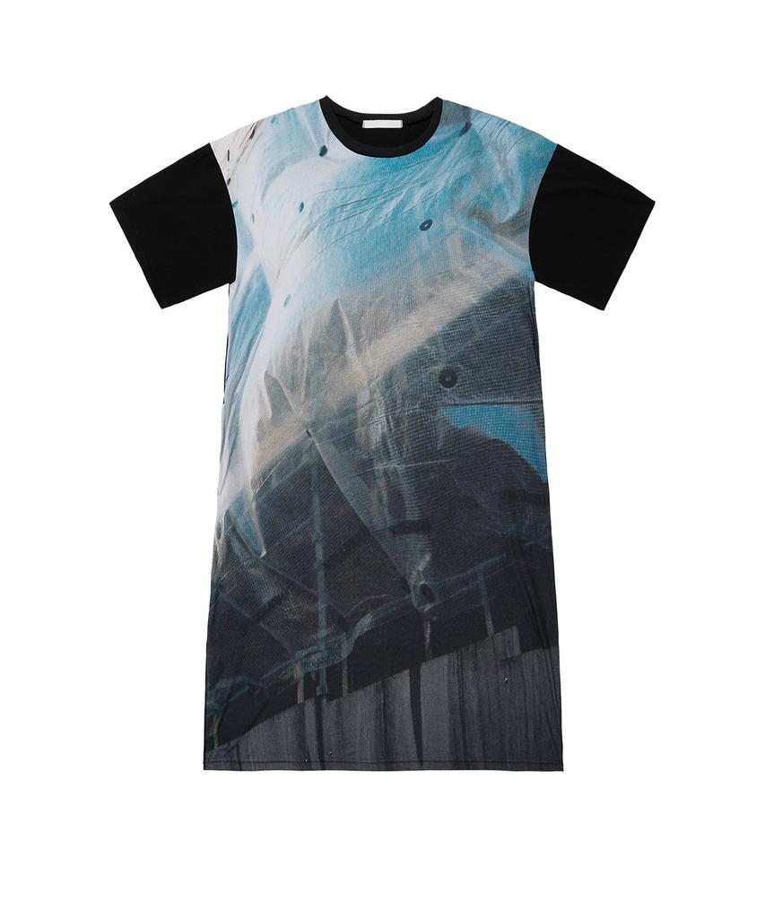 Seen Photo Printing Very Long T-Shirts (Landscape)