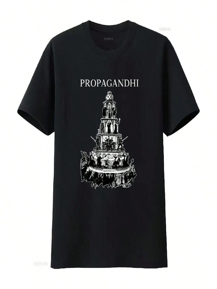 Vtg Propagandhi Band Album T Shirt Heavy Cotton Black S 5XL MM946 Vintage Washed Stylish Comfortable Stretched S разноцветный