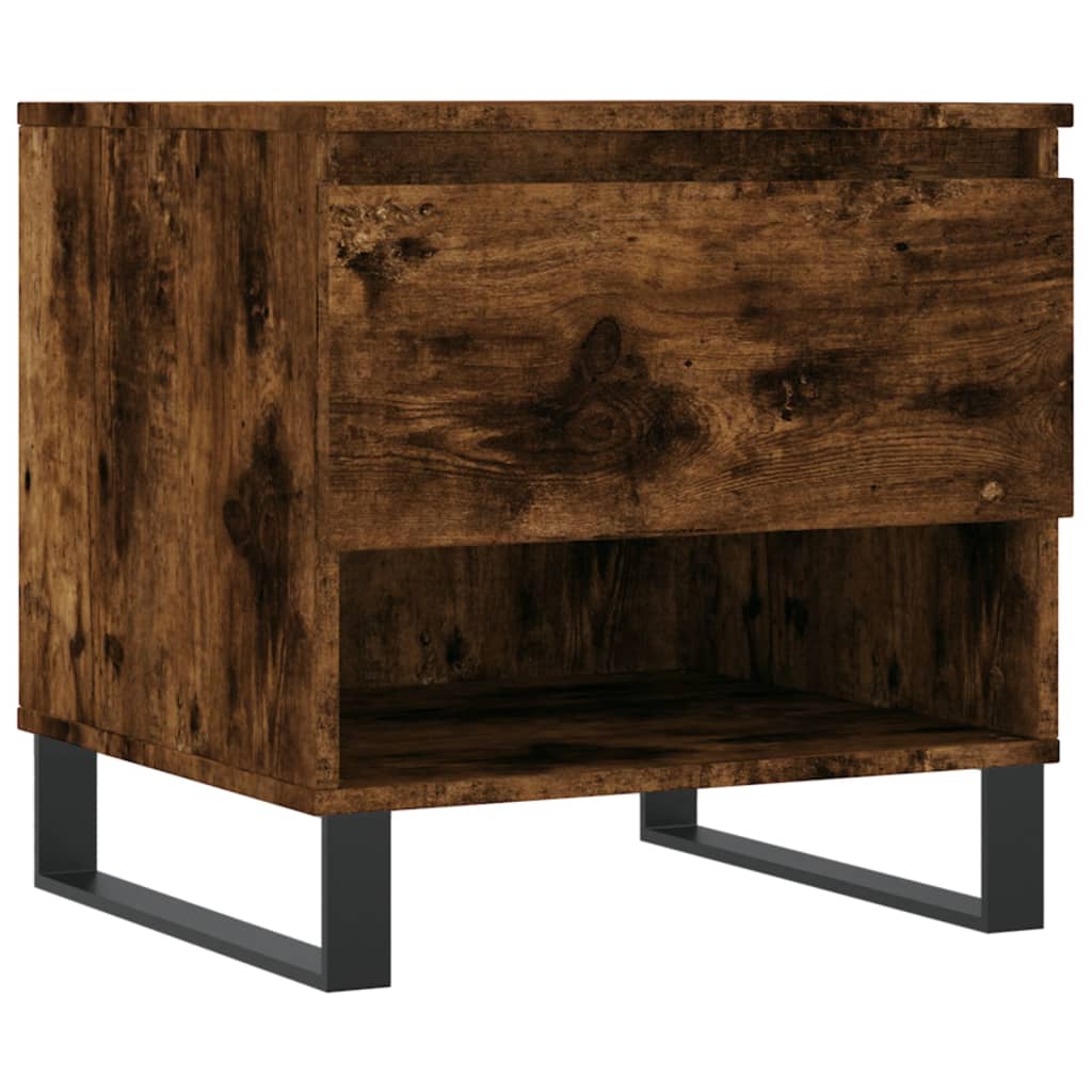 Coffee Tables 2 Pcs Smoked Oak 50 X 46 X 50 Cm Wood Based Material