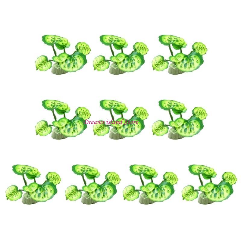 Aquariums Sinkable Decoration Shrimp Fish Aquatic Plant Safety Fish Tanks Landscaping Ornament Realistic AquaPlants HX6C