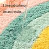 Dajiang Fresh Rainbow Bathroom Floor Mat