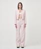 Etmont Pocket Denim Turn Up Pants, Pink