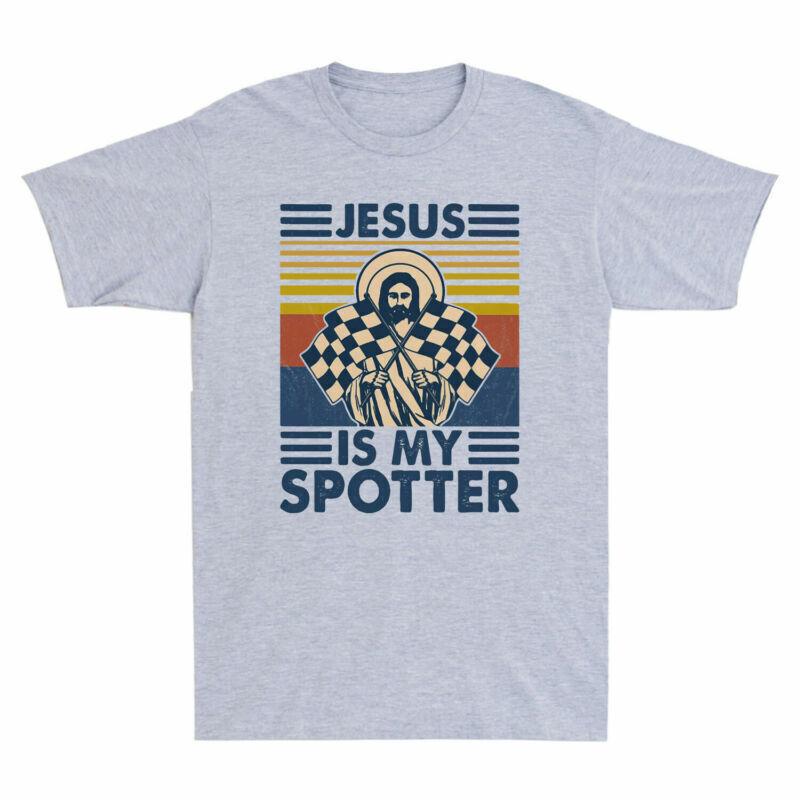 Jesus Gym Spotter Sleeve Workout My Tshirt Shirt Vintage Fitness Is Short 2XL