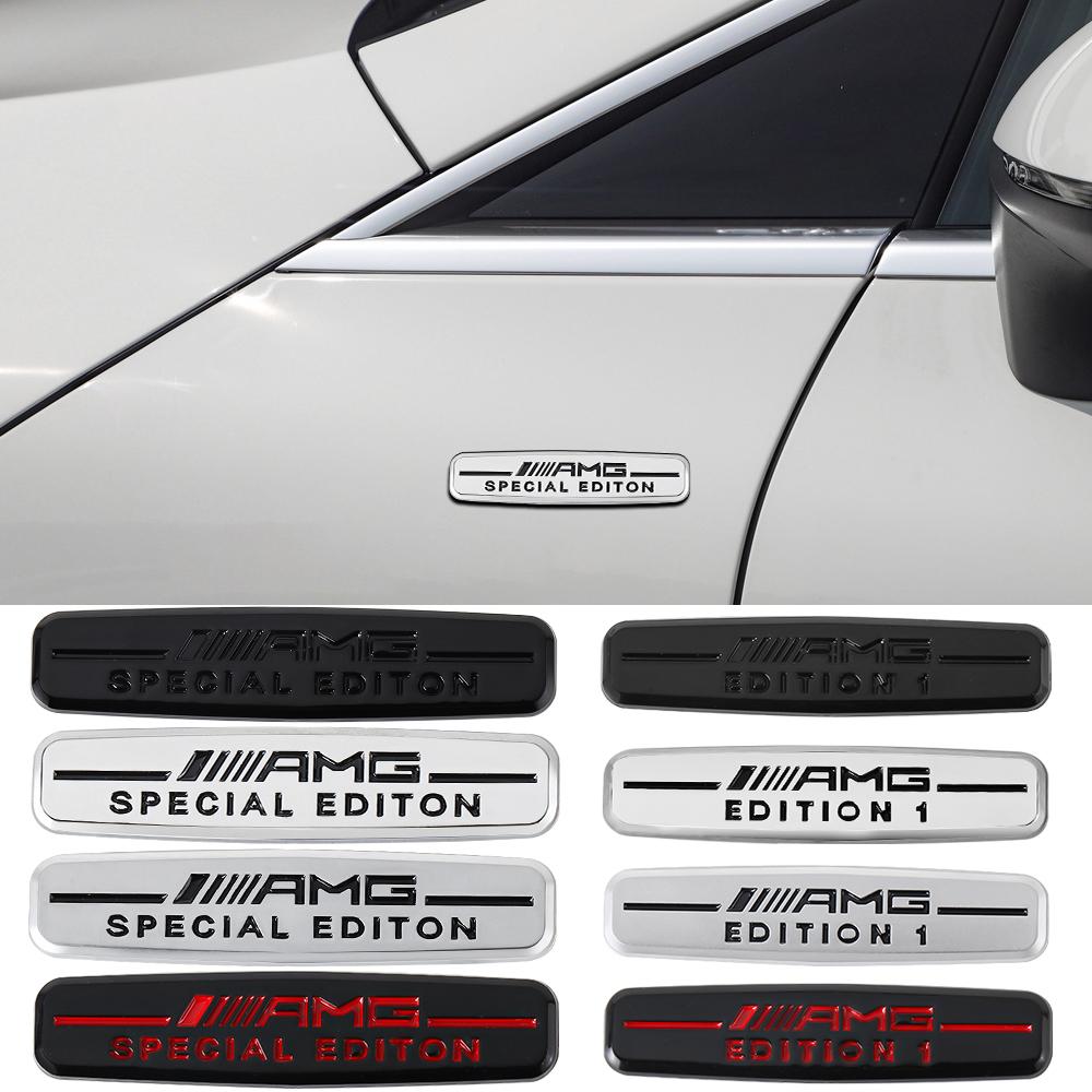 EJG4 3D AMG SPECIAL EDITION Badge Car Interior Exterior Decoration Metal Sticker for Mercedes Benz W176 W212 W204 W108 W196 W168 W205