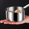 Stainless Steel Oil Pouring Pot Rust-proof Butter Melt Pot Scaled Milk Pot  Supplementary Food