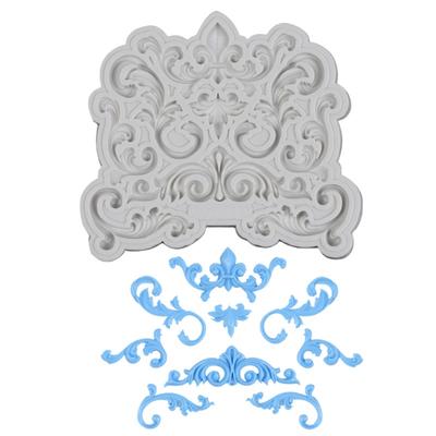 Vintage Embossed Silicone Baking Mold Cake Decorating Tool For European Style Cake Decorating And Chocolate Crafts
