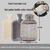 Old-Fashioned Rubber Hot Water Bottle for Stomach Warming