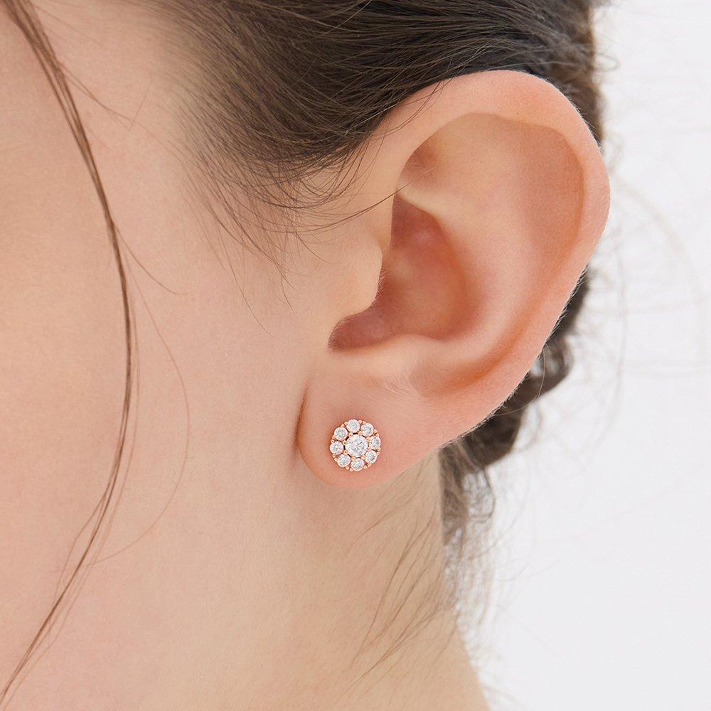 Essence Silver (P) Flower Earrings Hl4E55425P9Xxx