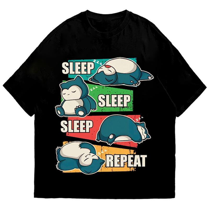 Anime Pokmon Graphic Unisexs Womens T Shirt Cotton Oneck Y2k Harajuku 2026 Summer Unisex Fashion TShirt Black Tee Tops Unisex