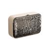 Adhesive Soap Dish with Glacier Texture Design Drainage Holes Bathroom Organizers Wall Mount Storage Organizers